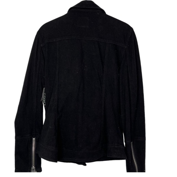 Liverpool Full Zip Black Denim Jacket NWT | Liverpool Zip-Up Jacket Size XS- - Picture 6 of 8